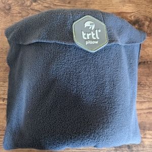 travel pillow wrap for neck soft gray